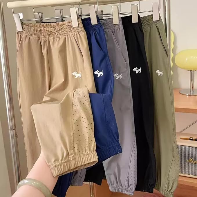 Boys Joggers Pants Youth Quick-Dry Lightweight Athletic Hiking Gym School Pants - Image 3