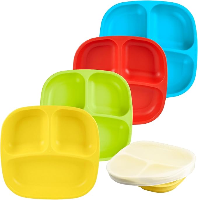 Re-Play Toddler Plates with Dividers by Re-Play