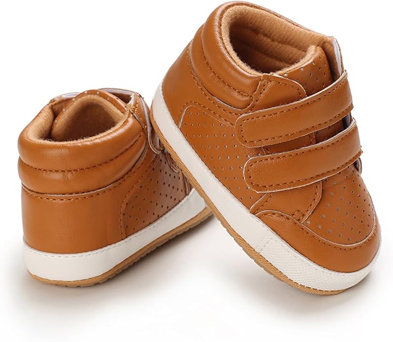 Clowora Baby Boys Girls Shoes Non-Slip Rubber Sole Sneakers Infant First - Image 5
