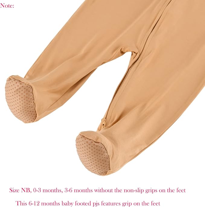 Aablexema Baby Footie Pajamas Zipper - Image 6
