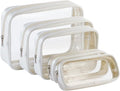 TSA Approved 5-Piece Diaper Bag Organizer Pouch Set Clear Waterproof TPU Kids by Remobia+Hicol