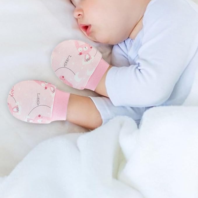 Baby Mittens No Scratch Mittens Infant Soft Gloves Mittens - Image 3
