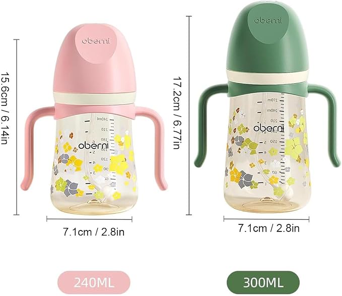 Baby Sippy Cup 240ml/8oz, Toddler Water Drinking Bottle - Image 2