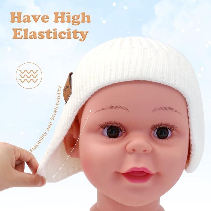 POXIMI Baby Boy Winter Hat Toddler Warm Beanie Girl Knit Hats - Image 2