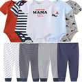 Baby Layette Set Baby Boys' 9-Piece Bodysuits Pants Set Toddler Girl Boy Unisex by Kiddiezoom