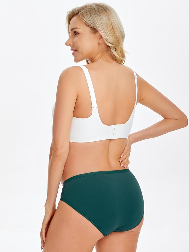 Angelhood 6 Pack Womens Cotton Maternity Underwear, Healthy Maternity Pregnancy - Image 4