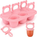 Sakolla Baby Popsicle Molds Mini 6-Cavity Silicone Ice Pop Mold by Sakolla