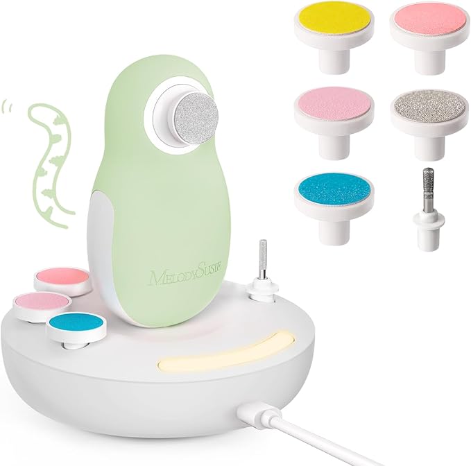 MelodySusie Baby Nail Trimmer Electric, Magnetic Rechargeable Baby Nail File by MelodySusie