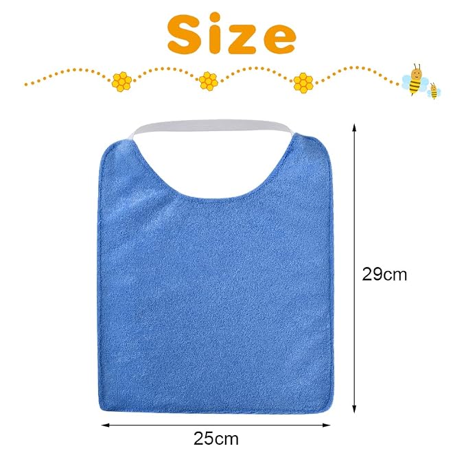 Vicloon Baby Bibs, Baby Bibs for Boys, Terry Drool Cotton Bibs Waterproof - Image 2