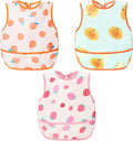 Accmor Baby Bibs, Waterproof Baby Toddler Bibs, Apron Smock Bib by Accmor
