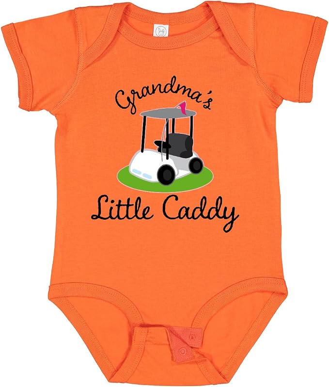 inktastic Grandma's Little Caddy Golf Baby Bodysuit by Inktastic