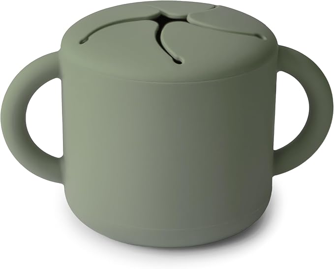 mushie Silicone Snack Cup | Spill Proof Food Container by mushie