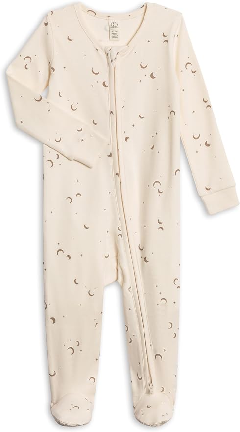 Colored Organics Baby Zip-Up Footed Sleeper by ColoredOrganics