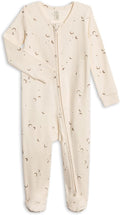 Colored Organics Baby Zip-Up Footed Sleeper by ColoredOrganics