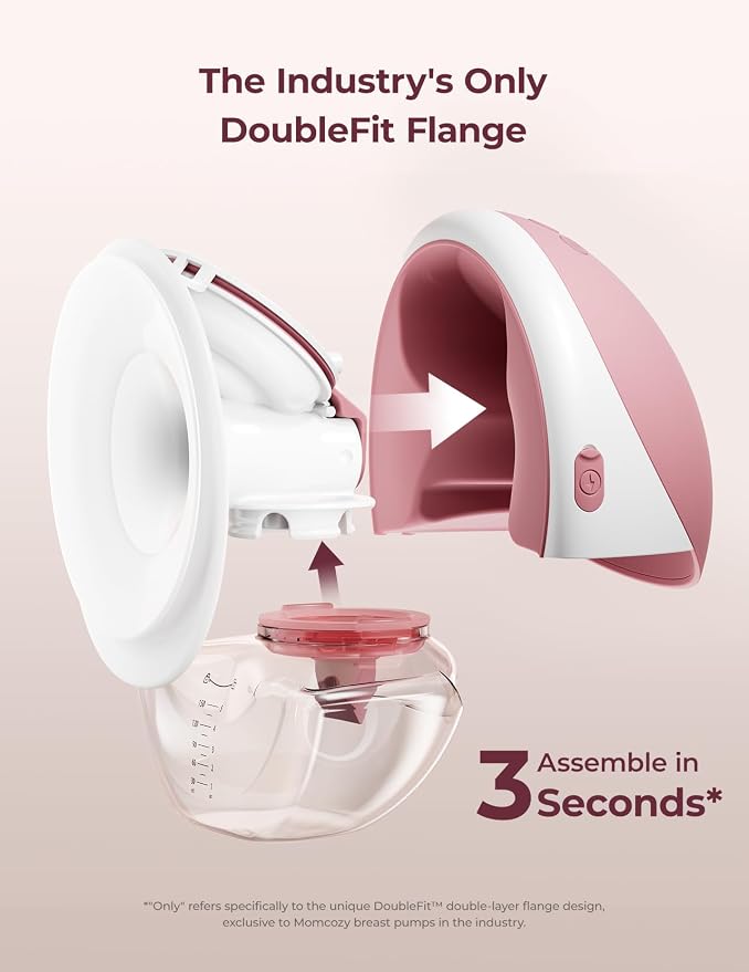 Momcozy Wearable Breast Pump, Hands Free Upgraded Mobile Flow | M9, App - Image 7