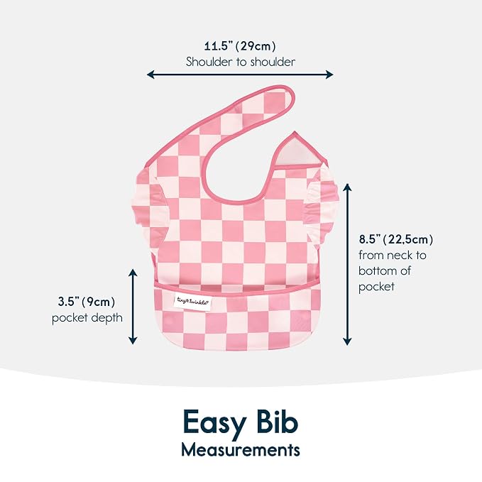 Tiny Twinkle Mess Proof Baby Bibs - Image 8