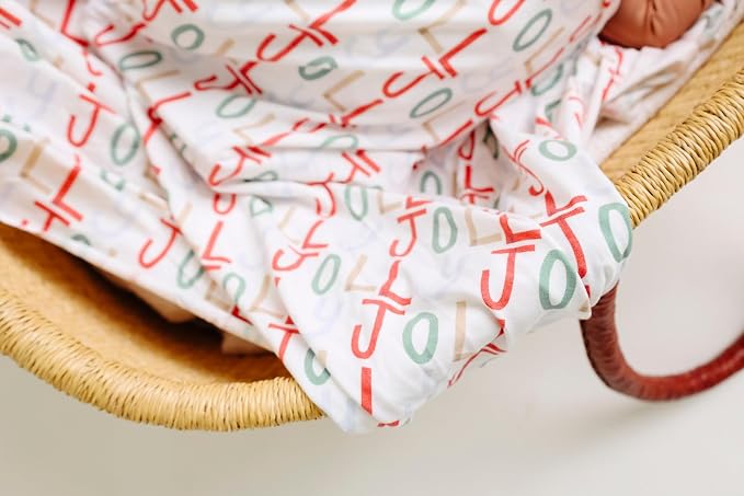 Copper Pearl Large Premium Knit Baby Swaddle Receiving Blanket 'Jolly' - Image 7