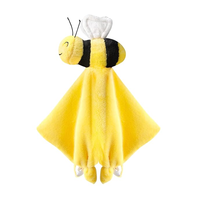 Pro Goleem Bee Loveys for Babies Soft Security Blanket Baby Snuggle Toy Stuffed by ProGoleem
