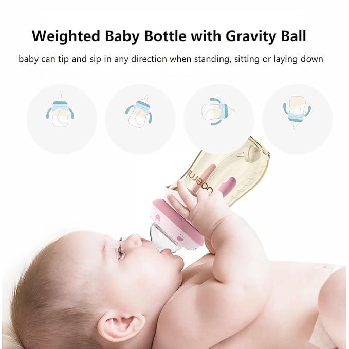 Baby Bottles, Anti Colic Breastfeeding Bottles - Image 6