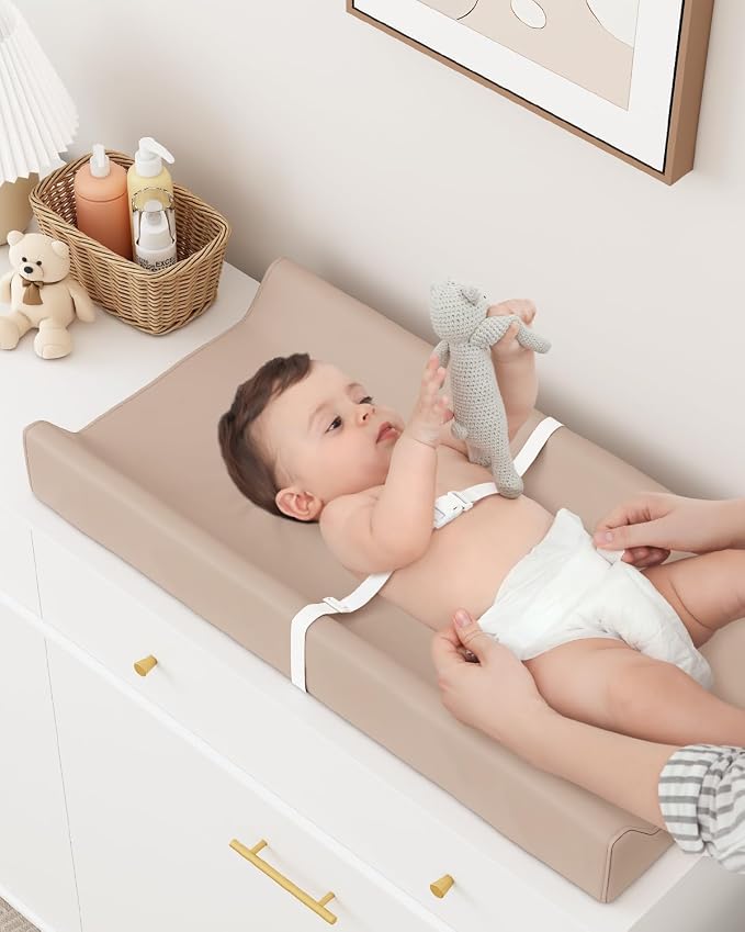 Wipeable Baby Changing Pad for Dresser and Table, Cozy Diaper Changing Pad - Image 7
