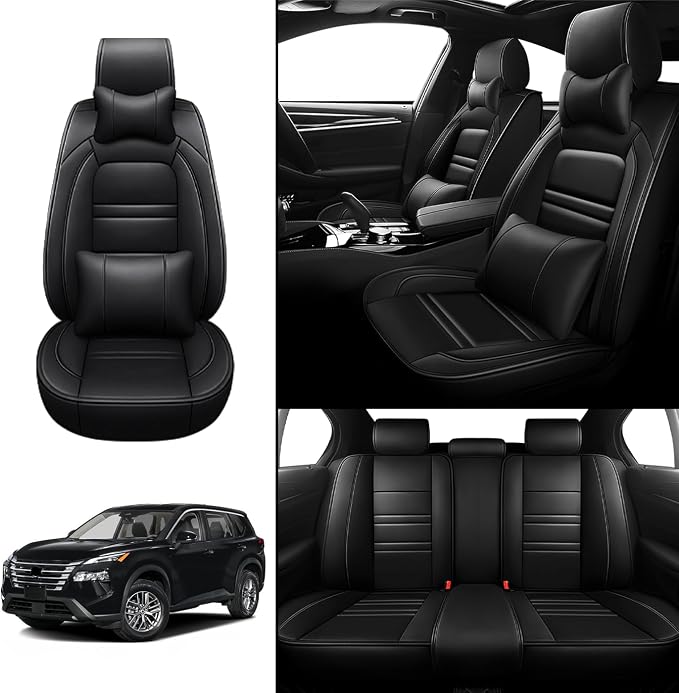 Car Seat Covers for Nissan Car Rogue 2008-2025 | 5-Seats Seat Covers, - Image 2