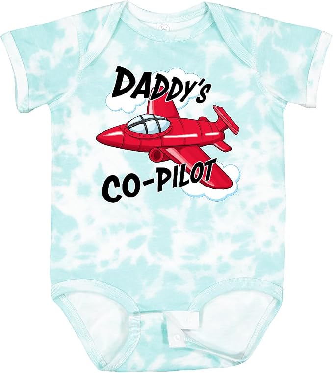 inktastic Daddys Co-Pilot for Fathers Day Baby Bodysuit by Inktastic