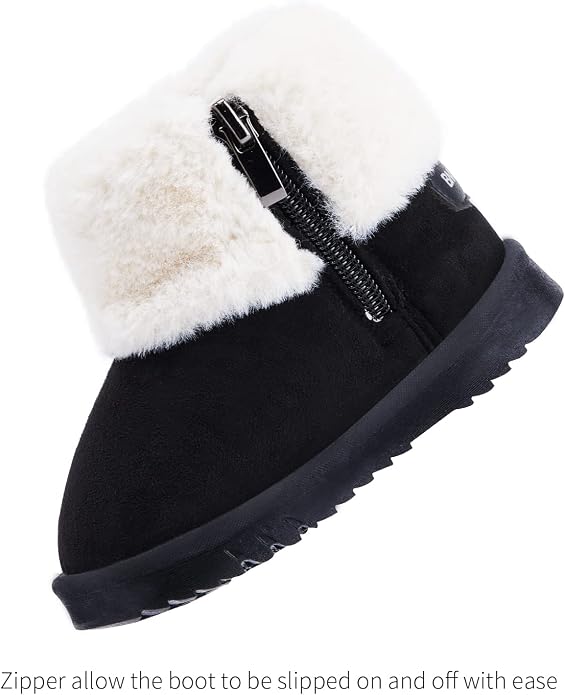 BMCiTYBM Girls Boys Snow Boots Warm Winter Fur Lined Baby Shoes - Image 4