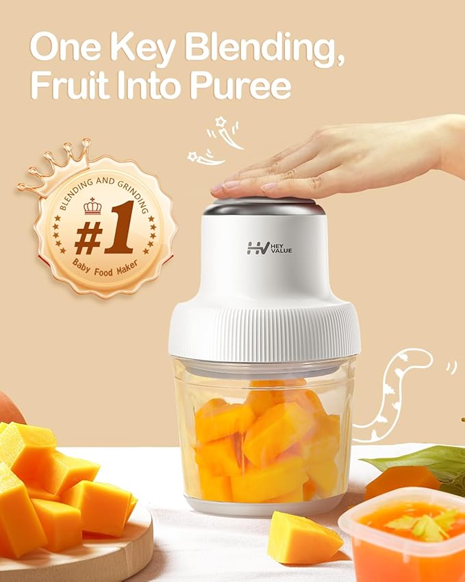 Baby Food Maker, HEYVALUE 13-in-1 Food Processor Set, Baby Puree Blender - Image 2