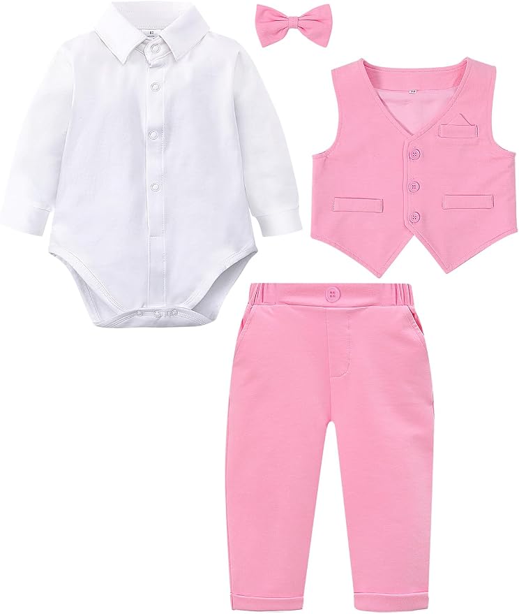 A&J DESIGN Baby Boy Suits Clothes Infant Toddler Formal Gentleman Outfits - Image 5