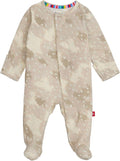 Magnetic Me Girls Modal Magnetic Baby Footie Pajamas | Silky Soft Modal Fabric by magneticme