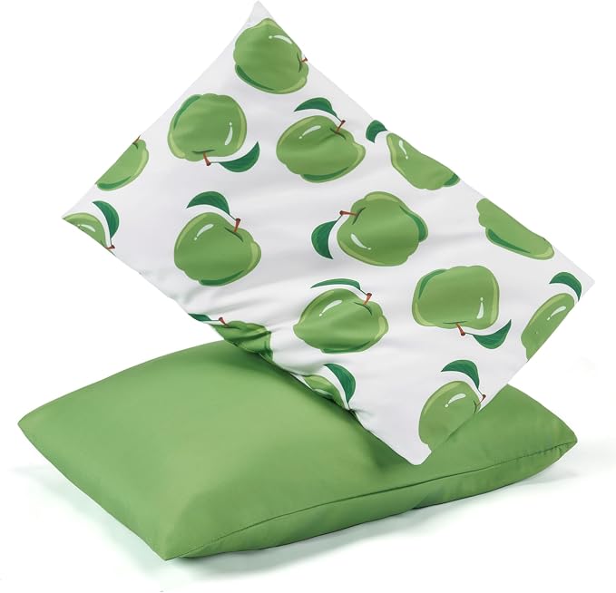 TILLYOU Toddler Pillowcases 13 x 18 Travel Pillow Case 2 Pack, Kids Pillowcases by TILLYOU