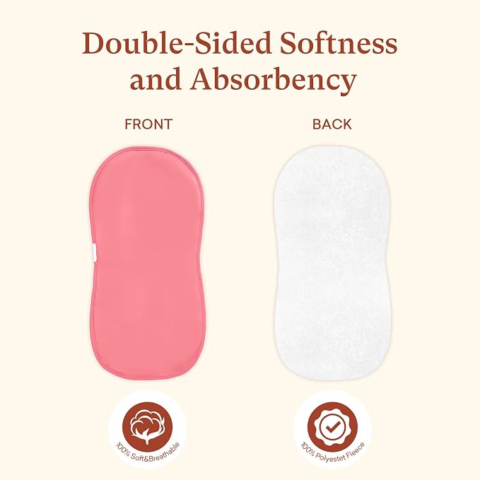 Baby Burp Cloths, Soft & Absorbent Burping Clothes - Image 7