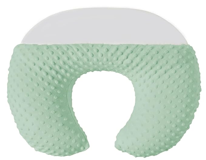 Nursing Pillow with Nursing Pillow Cover Set by Blackleaf+baby
