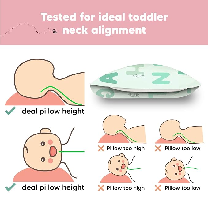 Toddler Pillow with Pillowcase - Image 6