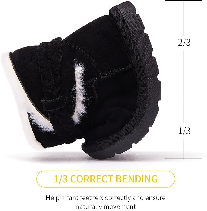 BMCiTYBM Girls Boys Snow Boots Warm Winter Fur Lined Baby Shoes - Image 4