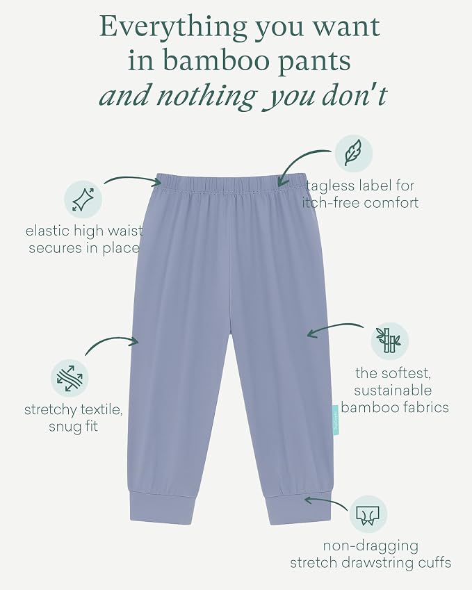 PurComfy Supersoft Baby Pants, Elastic Waist, Unisex 0-24 Months - Image 2