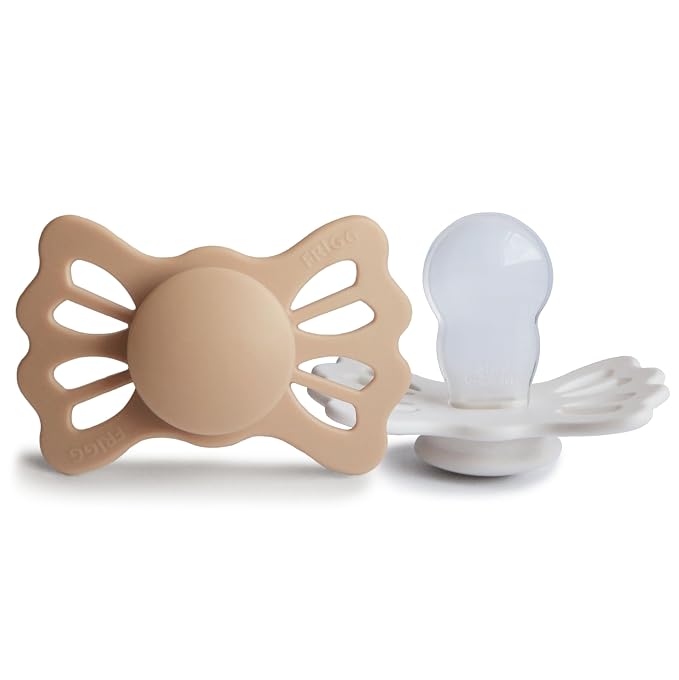 FRIGG Lucky Symmetrical SilkySoft Silicone Baby Pacifier | Made in Denmark | by mushie