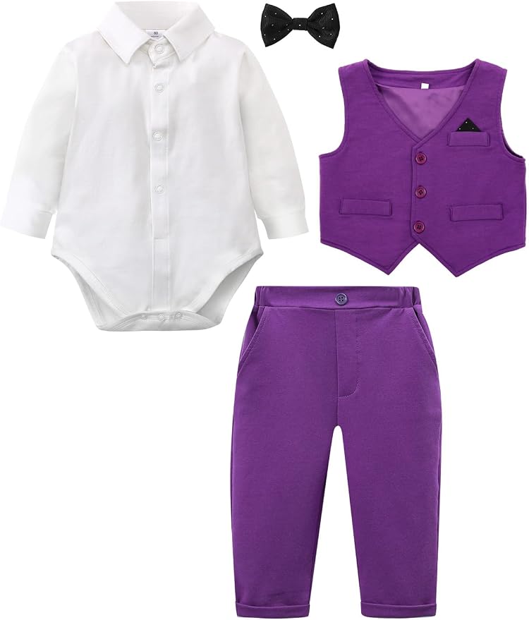 A&J DESIGN Baby Boy Suits Clothes Infant Toddler Formal Gentleman Outfits - Image 5