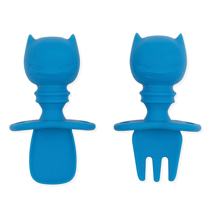 Bumkins Baby Utensils Set, Chewtensils Silicone Spoons by Bumkins