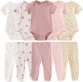 Baby Layette Set Baby Boys' 9-Piece Bodysuits Pants Set Toddler Girl Boy Unisex by Kiddiezoom