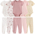 Baby Layette Set Baby Boys' 9-Piece Bodysuits Pants Set Toddler Girl Boy Unisex by Kiddiezoom