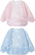 Little Dimsum Baby Bib with Pocket Waterproof Toddler Bibs Infant Feeding Bibs by LittleDimsum