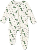 Jimonda Baby Girls Boys Footed Pajamas, Rayon From Bamboo, 2 Way Zipper Long by JimondaBaby