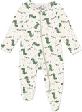 Jimonda Baby Girls Boys Footed Pajamas, Rayon From Bamboo, 2 Way Zipper Long by JimondaBaby