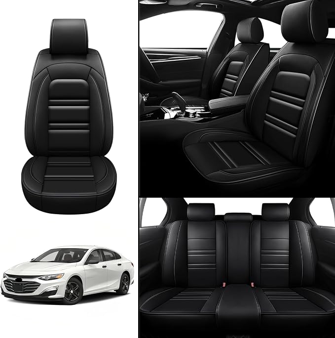 Seat Covers for Chevy Malibu 2004-2025 | 5-Seats Leather Seat Covers - Image 2