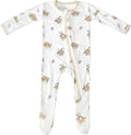 Bamboo Little Soft Baby Footie Pajamas, Baby Clothes, Newborn Sleepers by BambooLittle