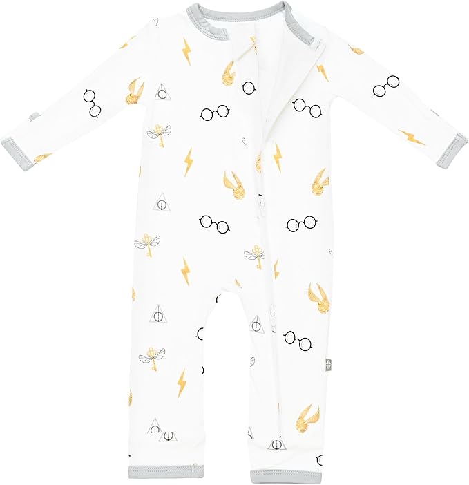 KYTE BABY Unisex Rayon Made From Bamboo Zippered Rompers 0-24 Months - Image 3