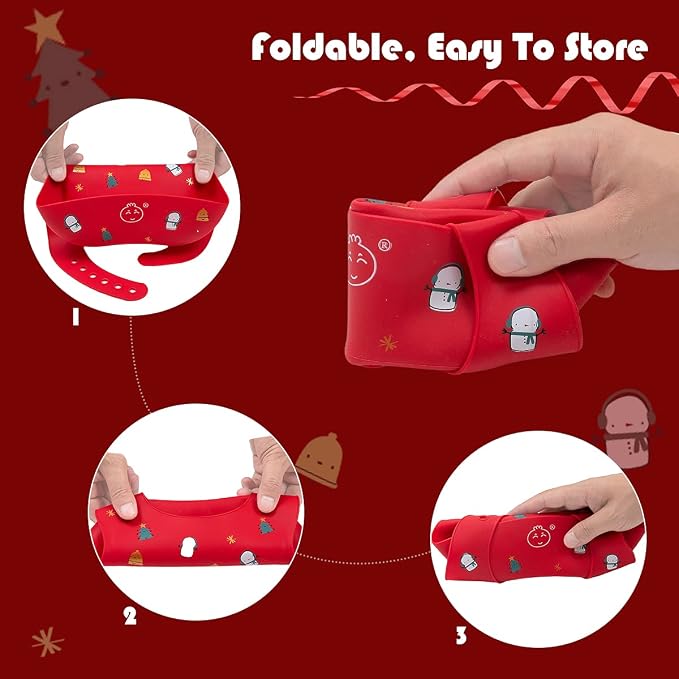 Little Dimsum Baby Bib Silicone Adjustable Waterproof - Image 5