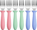 Pimoys 6-Pack Stainless Steel Toddler Forks Baby & Kids Utensils by PimoysLivingNecessities