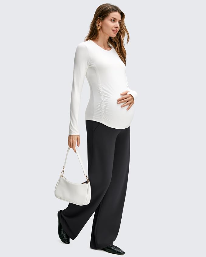 G4Free BareFeel Maternity Dress Yoga Pants - Image 7